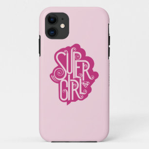Supergirl Swirl 1 iPhone 11 Case