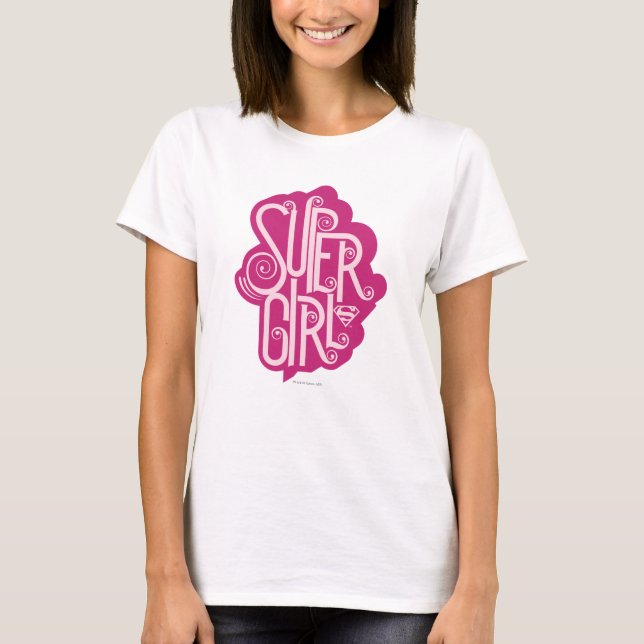 Supergirl Swirl 1 T-Shirt (Front)