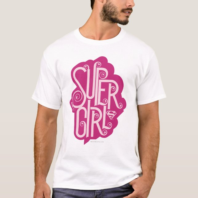 Supergirl Swirl 1 T-Shirt (Front)
