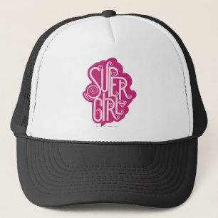 Supergirl Swirl 1 Trucker Hat