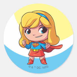 Supergirl "The Future Is Female" Classic Round Sticker