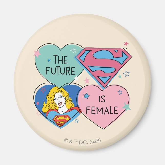 Supergirl "The Future Is Female" Magnet (Front)