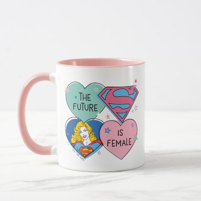 Supergirl "The Future Is Female" Mug (Left)