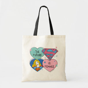 Supergirl "The Future Is Female" Tote Bag