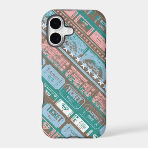 Supergirl Ticket Pattern Blue