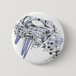 Supergirl Totally Awesome 6 Cm Round Badge