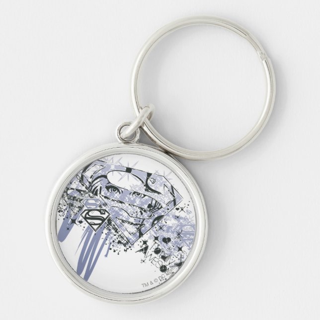 Supergirl Totally Awesome Key Ring (Front)