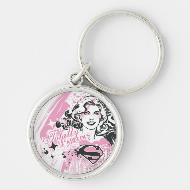 Supergirl Totally Fabulous Key Ring (Front)