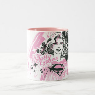 Supergirl Totally Fabulous Two-Tone Coffee Mug