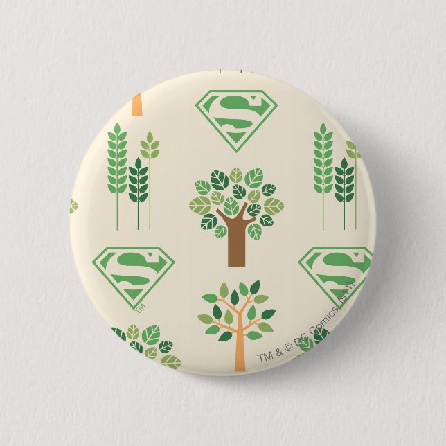 Supergirl Trees 6 Cm Round Badge (Front)