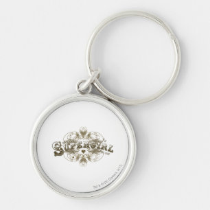 Supergirl What's a Girl to Do Brown Key Ring