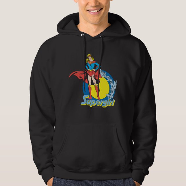 Supergirl with Logo Hoodie (Front)