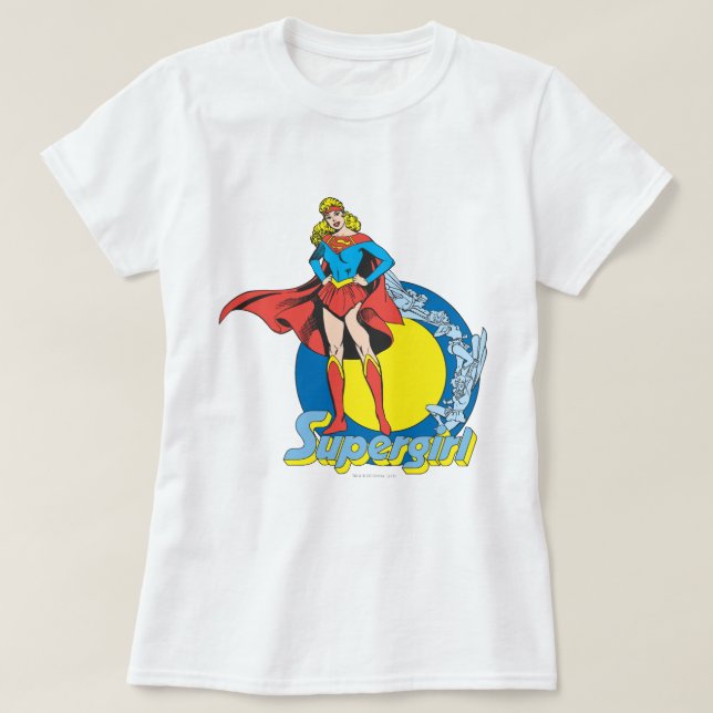 Supergirl with Logo T-Shirt (Design Front)