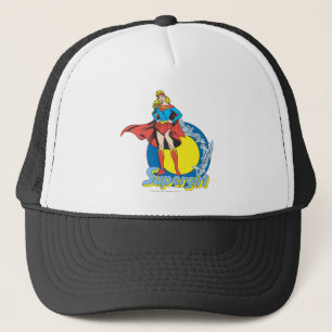 Supergirl with Logo Trucker Hat