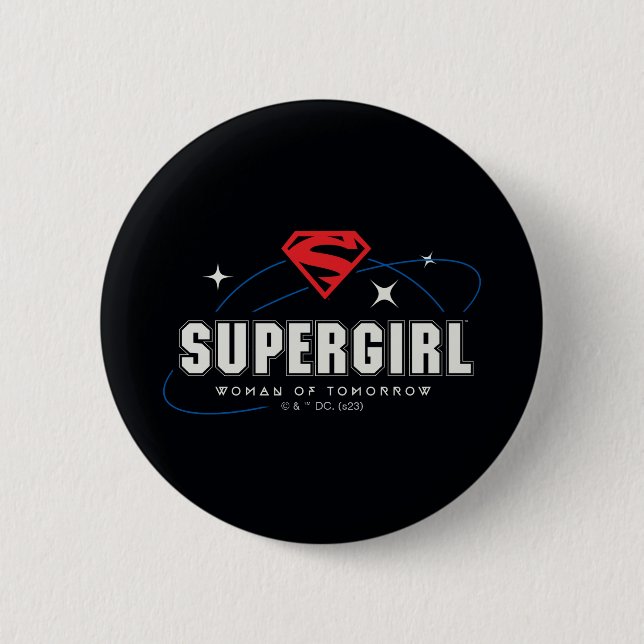 Supergirl Woman of Tomorrow 6 Cm Round Badge (Front)