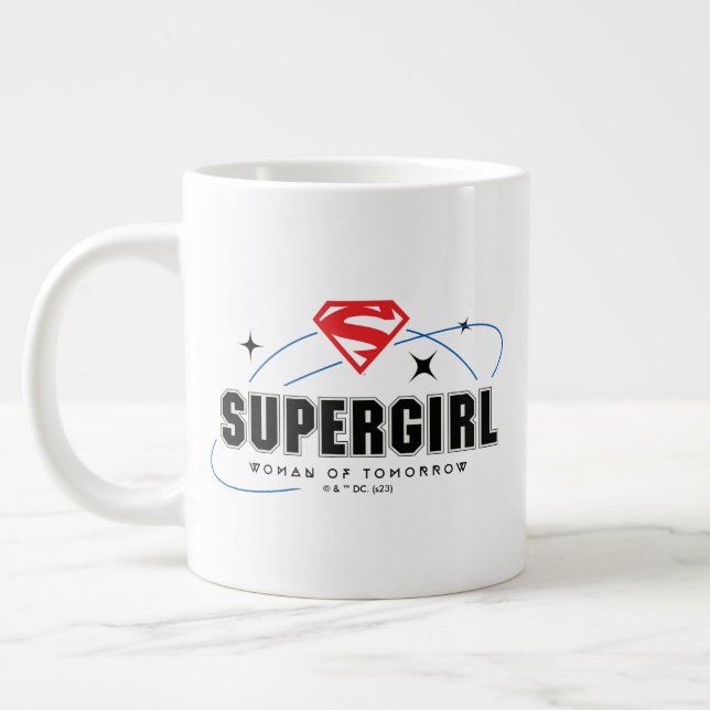 Supergirl Woman of Tomorrow Large Coffee Mug (Left)