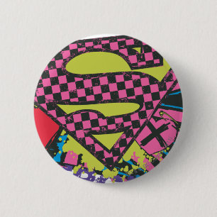 Supergirl X 6 Cm Round Badge