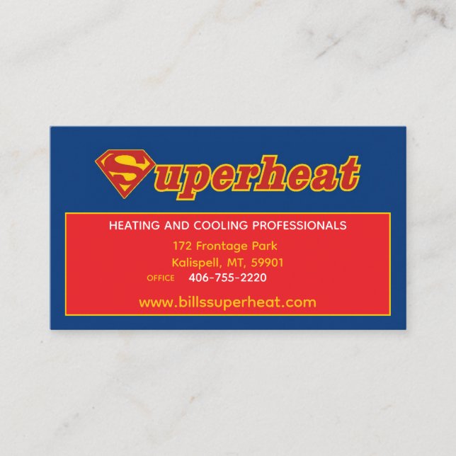 Superheat Appointment Card (Front)