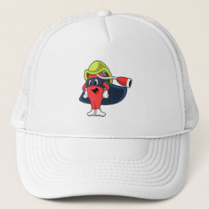 Superhero as Firefighter Trucker Hat