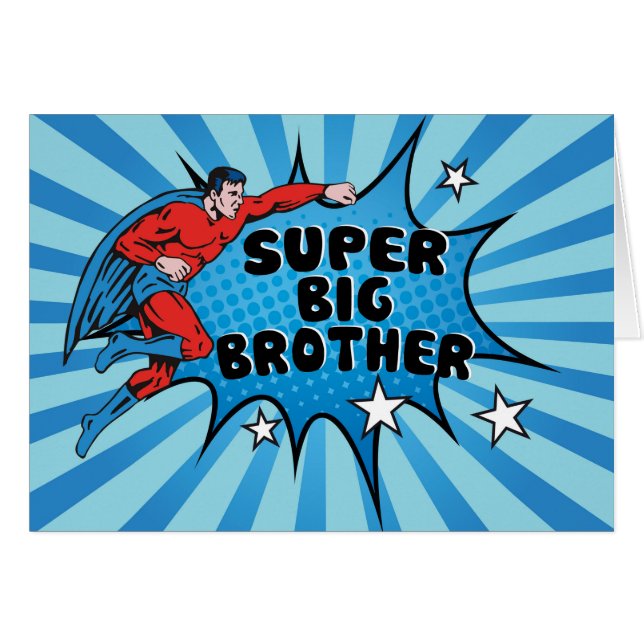 Superhero Becoming a Big Brother (Front Horizontal)