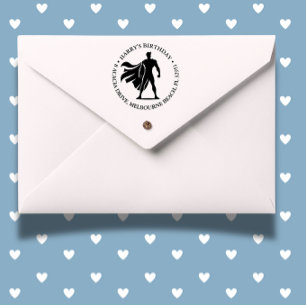 Superhero Birthday Bash Self-inking Stamp