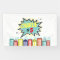 Superhero Birthday Boy Banner Backdrop