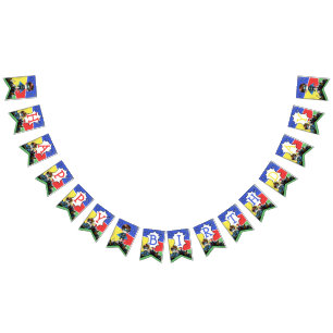 Superhero Birthday Bunting Flags