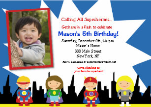 superhero party invitations announcements zazzle uk