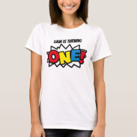 Superhero Black T-shirt, Birthday Outfit