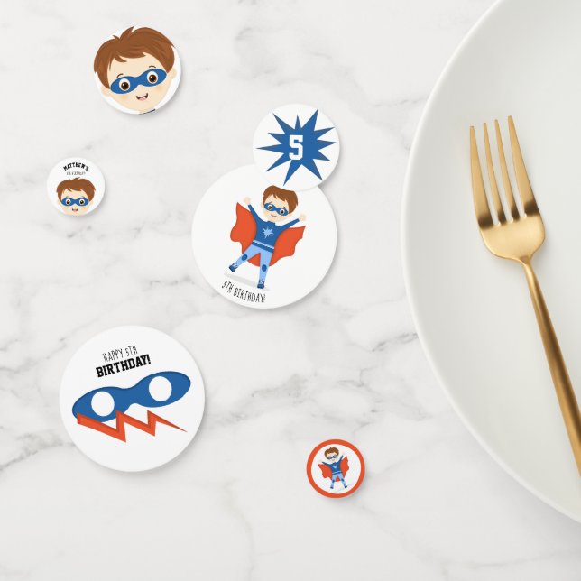 Superhero Boy Confetti (Group)