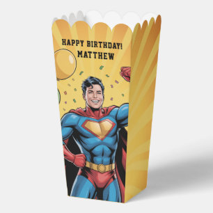 Superhero Boys Birthday Party Favour Box