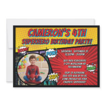 Superhero Boys Retro Comics Costume Birthday