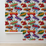 Superhero Bubble Pattern Wallpaper<br><div class="desc">Superhero bubble patterns are a fun and whimsical way to add a touch of superhero flair to your home décor. They are often chraacterised by their bright colours,  bold designs,  and iconic superhero symbols. Check out this fun design.</div>