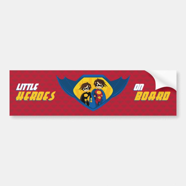 Superhero Bumper Sticker (Front)