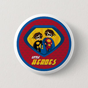 Superhero Button Badge