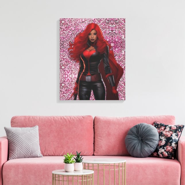 Superhero Canvas Print (Insitu(LivingRoom))