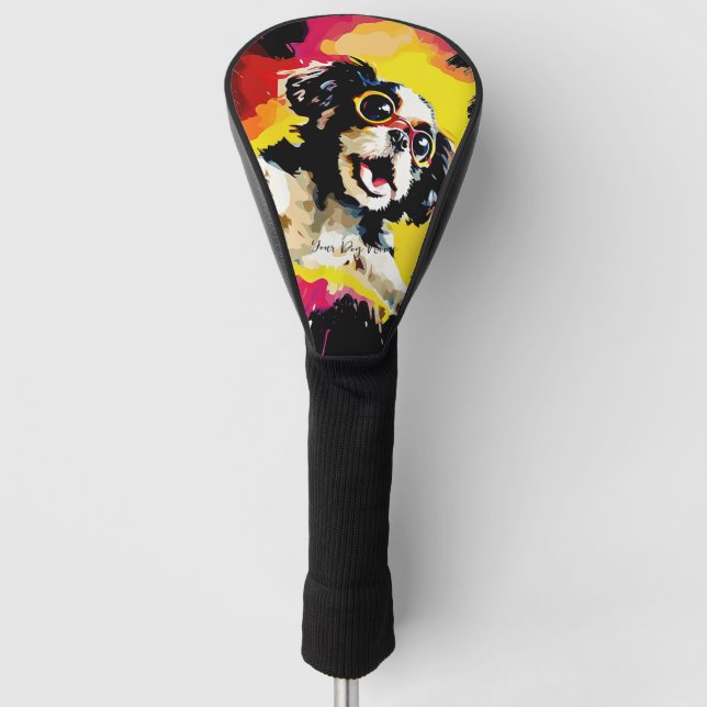 Superhero Cavalier King Charles 01 - Ignacio judge Golf Head Cover (Front)