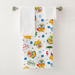 Superhero Chicken Bath Towel Set