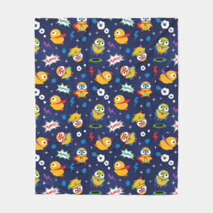 Superhero Chicken Fleece Blanket