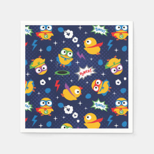Superhero Chicken Napkin