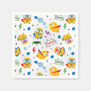 Superhero Chicken Napkin