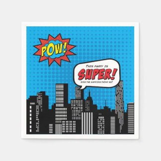 Superhero Cocktail Napkin humour