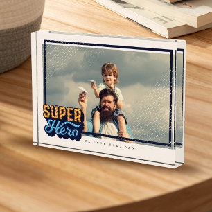 Superhero Comic Book Photo Gift For Dad Keepsake