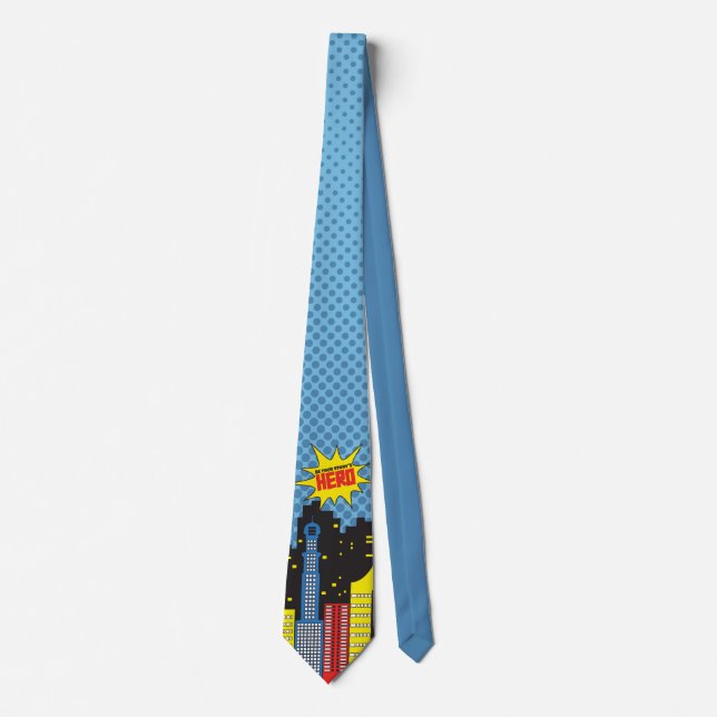 Superhero Comic Tie (Front)