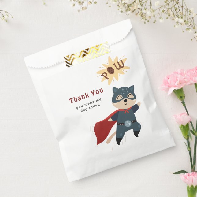 Superhero Cute Animals Kids Birthday Favour Bags (Sealed)