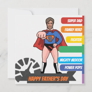 Superhero Dad Father’s Day Card
