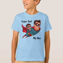 Superhero Dad Personalised Kid's