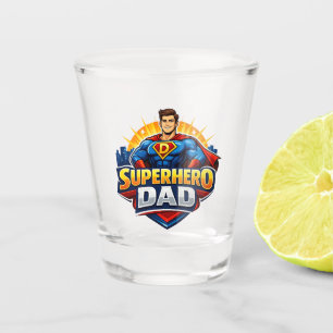 Superhero Dad Shot Glass
