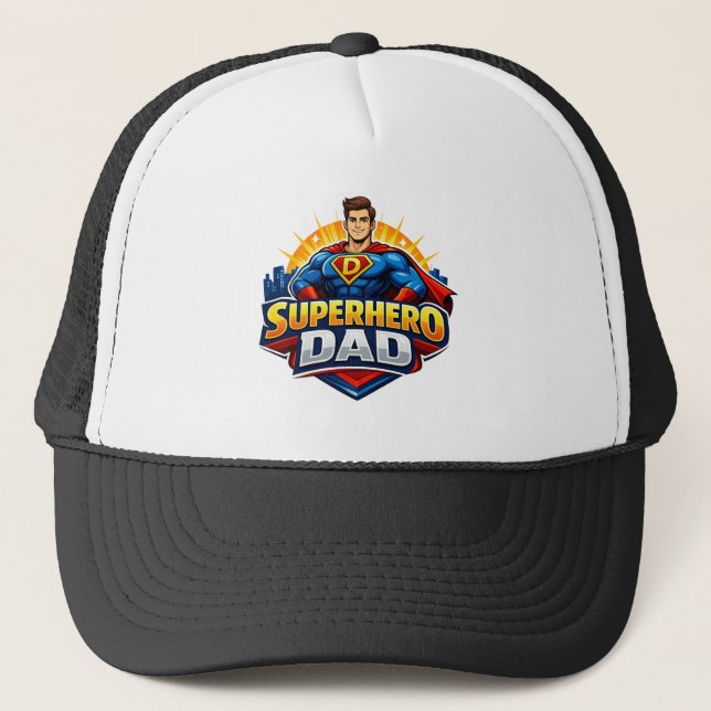 Superhero Dad Trucker Hat (Front)