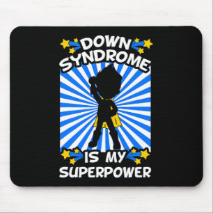 Superhero Down Syndrome Awareness Chromosome Super Mouse Mat